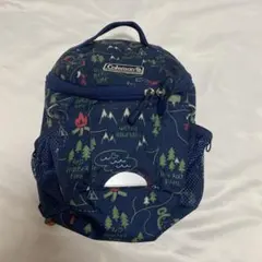 Coleman キャンプテーマリュック ネイビー　キッズ