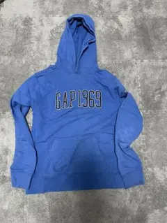 GAP 1969 パーカー 青　Mサイズ　古着のサムネイル