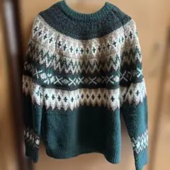 niko and ... フェアアイル柄ニットセーター サイズ3