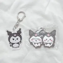 ナガノ ちいかわ なかよしラバーマスコット キーホルダー モモンガ クロミ