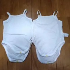 UNIQLO 肌着 キャミソール ロンパース 70cm 2枚セット
