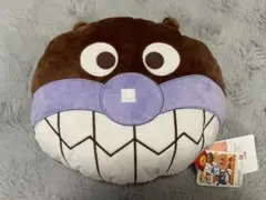 アンパンマン バイキンマン　キャラクター顔型クッション 約30cm