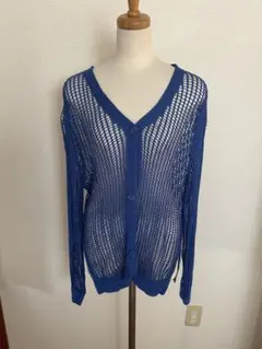 新品未使用　編み長袖カーディガン