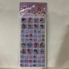 正規品、店舗購入　パワパフ　タイルシール　パワーパフガールズ　紫