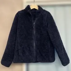 ユニクロ　ネイビー フリースジャケット 130cm