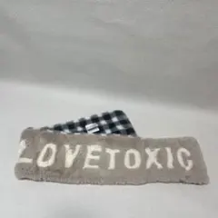 LOVETOXIC チェック柄 マフラー　子供用
