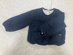 プティマイン　ネイビー キルティングジャケット 110cm