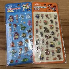 プクプクシール　トイストーリー　ズートピア