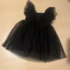 黒のワンピース　H&M クリスマス　ハロウィン　パーティー