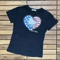 HELLO KITTY 半袖 Tシャツ ピチT フェアリーグランジ 平成 ギャル