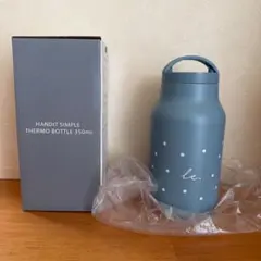 ルクールブラン Handit Simple Thermo Bottle 水色水玉のサムネイル