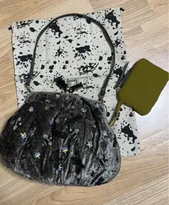 ジャマンピュエッシュ　ビーズバッグ 美品‼️