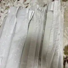 NITORI 라일라 화이트 리프 패턴 커튼