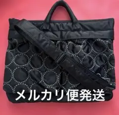 ミナペルホネン×ポーター　tambourineヘルメットバッグ　ブラック×グレーのサムネイル