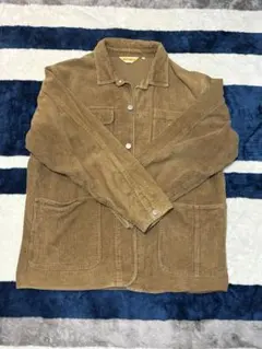 Penney's コーデュロイブラウンシャツ Lサイズ