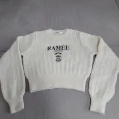 RAMÉE PROMENER ニット セーター ホワイト NICE CLAUP