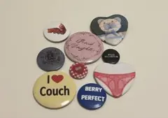 SCULPTORスカルプター Tin Brooch Set Multi 缶バッジ