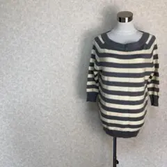 anysis エニィスィス　ボーダー　ロンT 長袖△