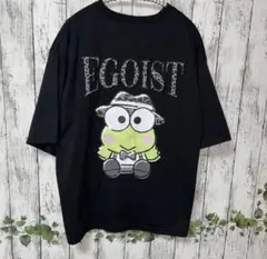 ケロケロケロッピエゴイストTシャツ ブラックTシャツ サンリオ　ケロッピTシャツ