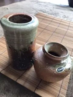 花瓶　信楽焼２個組