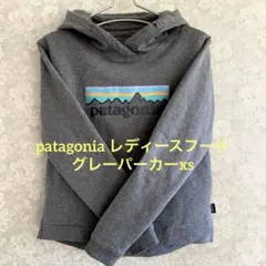 patagonia レディースパーカーグレーフード付きxs