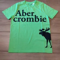Abercrombie キッズ Tシャツ 9,10才用 蛍光グリーン