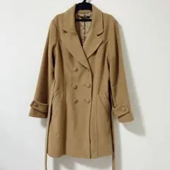 【One Way】 ガウンコート　ベージュ　M
