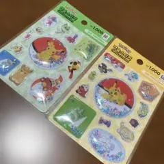 ポケモン カプセルステッカー 2枚セット