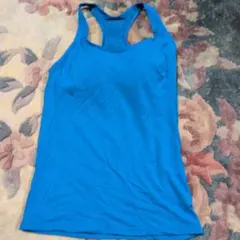 UNIQLO　ブラトップ　カップ付き タンクトップ ブルー