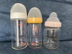 ピジョン ガラス製哺乳瓶 3本セット　母乳実感