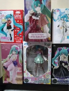 初音ミク フィギュアまとめ売り　6点　未開封 プライズ景品