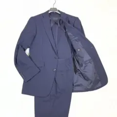 スーツセレクト スーツ セットアップ ２B Y6 ブラック シャドウストライプ