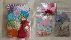 花型 ペーパーパーツ クラフトパンチ まとめ売り ハンドメイド 素材 パステル