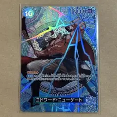 エドワード・ニューゲートSP パラレル　悪魔の実模様　新品　ワンピースカード