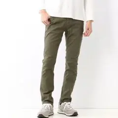 クリフメイヤー スタンダードチノパンツ（スリムテーパード） カーキ M