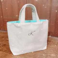 NEWSカラー　グリーンミニトートバッグ