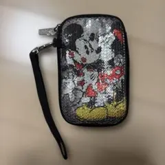 ミッキーマウス スパンコールポーチ