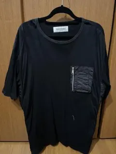【DISCOVERED】MA-1ドッキング オーバーサイズTシャツ ブラックのサムネイル
