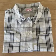 半袖チェックシャツ　150cm