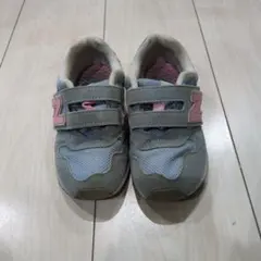 New Balance スニーカー 水色/ピンク　18cm