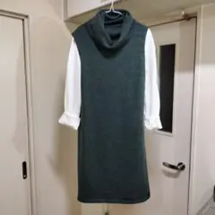 ミューズミューズワンピース、ニット、タートルネックワンピース、ワンピース