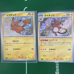 ピカチュウ・ライチュウ カードセット