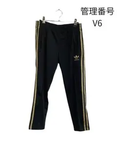 adidas ブラック ジャージパンツ S