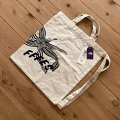 新品 ノースフェイスパープルレーベル FFFESグラフィック トート