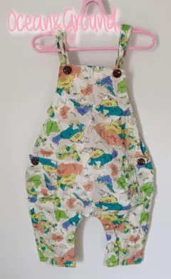 【90】オーシャングラウンド　サロペット　オーバーオール