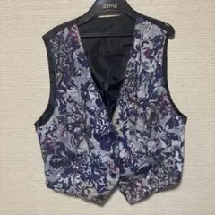花柄 ノースリーブベスト 古着 Vintageのサムネイル