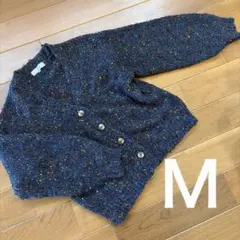 カーディガン　ネイビー　Ｍのサムネイル