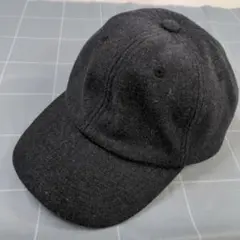 帽子　キャップ　黒　ダークグレー　秋冬　メンズ　レディース