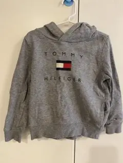 TOMMY HILFIGER キッズ用グレー パーカー 104