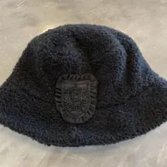 美品double standard clothing 黒 ボア バケットハット